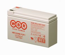Аккумуляторная батарея HR 1224 W WBR - Напряжение 12 B - 6 Ah WBR WBR HR 1224 W фото, купить, цена, магазин